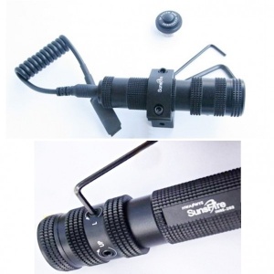 Laser pointer verde cu suport fixare pe arma sau pistol Sunsfire INRE 202 - Img 4