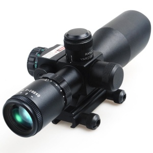 Luneta profesionala cu laser rosu ACM si reticul iluminat 2.5-10*40E - Img 2