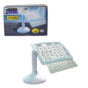 Lupa de birou cu iluminare LED, Zoom 3 X, Brighter Viewer - Img 2