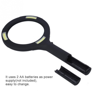 Lupa de mana cu iluminare si zoom, 3 W, 3 x LED - Img 4