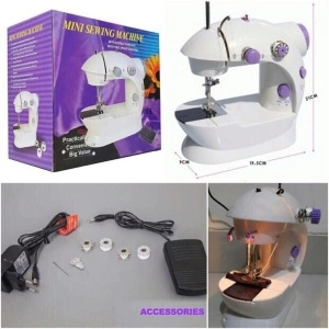 Masina de cusut electrica cu pedala Mini Sewing Machine SM-202A - Img 4