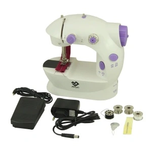 Mini masina de cusut electrica cu 2 viteze, portabila pentru uz casnic