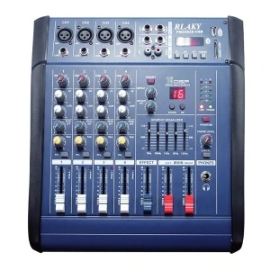 Mixer audio profesional amplificat 200W cu 4 canale si Bluetooth PMX402D-USB