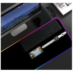 Mouse Pad Gaming cu iluminare LED RGB si alimentare prin USB-C - Img 4