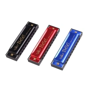 Muzicuta harmonica metalica cu 24 de tonuri, Bee - Img 2