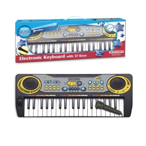 Orga electronica Bontempi, cu 37 de clapete si microfon inclus - Img 2