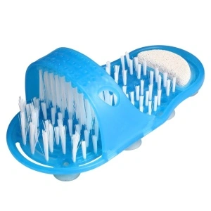 Papuc de baie cu ventuze si perii pentru masaj Easy Feet - Img 1