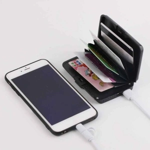 Portofel securizat cu baterie externa 2 in 1 E-Charge Wallet - Img 4