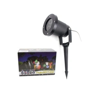 Proiector LED RGB exterior cu joc fulgi albi de zapada IP65 - Img 2