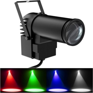 Proiector LED RGB pentru globul cu oglinzi de sticla disco prin control DMX - Img 1