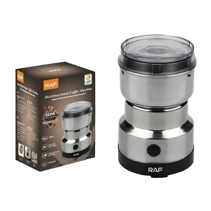 Rasnita electrica pentru cafea RAF 300 W, din otel inoxidabil