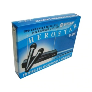 Set 2 microfoane wireless cu receiver, WVNGR HeroStar C05 - Img 4