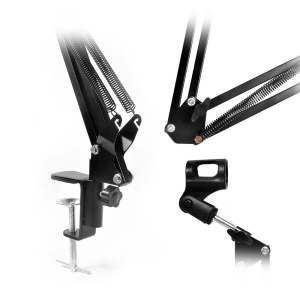 Stativ microfon de birou reglabil si flexibil pentru inregistrari Studio - Img 3