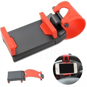 Suport auto universal telefon din silicon prindere pe volan - Img 5
