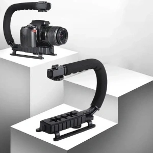 Suport profesional mobil pentru camera si telefon AY-49U cu microfon - Img 5