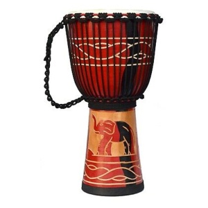 Tarabana sculptata din lemn 50 cm, model mare si culoare multicolora - Img 5