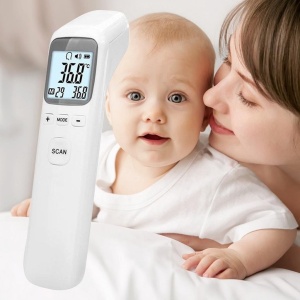 Termometru cu infrarosu fara contact si alarma pentru febra - Img 2