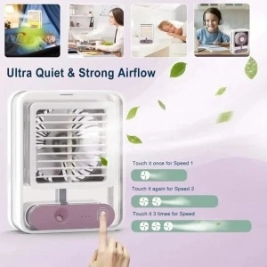 Ventilator portabil cu umidificator incorporat si incarcare USB - Img 4