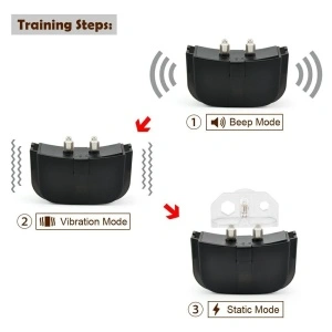 Zgarda electrica pentru dresaj caini,cu vibratii si sunet reglabil,Petrainer 998D - Img 5