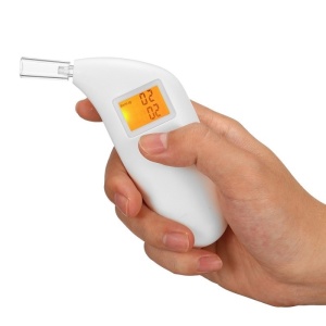 Alcool tester digital cu display LCD si 5 pipe de suflare - Img 1