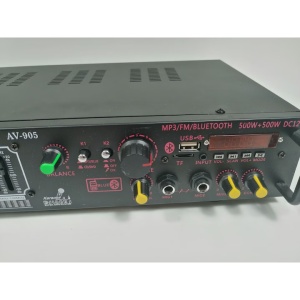 Amplificator audio cu Bluetooth de tip Statie HiFi Stereo 2x60 W - Img 3