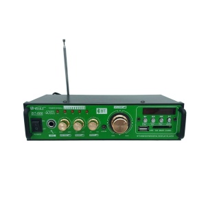 Amplificator audio stereo Teli BT-680 cu 2 canale si cititor de card USB ,SD Card - Img 1