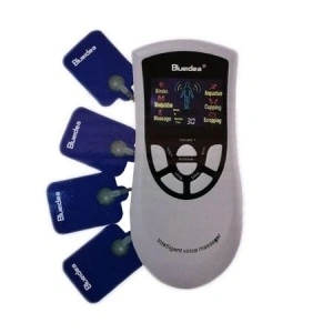 Aparat de de masaj electrostimulare musculara cu 4 electrozi,Blueidea Deluxe