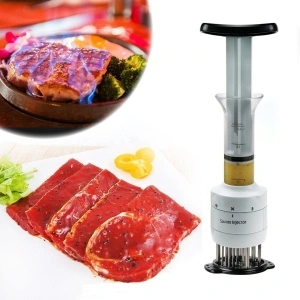 Aparat manual de fragezit carnea cu injector pentru sos - Img 4