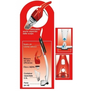 Aspirator vertical electric Ciclonic 2 in 1 cu filtru HEPA Victronic VC109 - Img 4