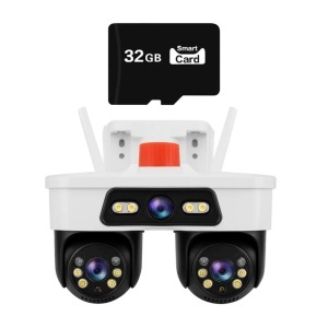 Camera de supraveghere tripla JORTAN 8 cu Wi-Fi si pe cablu retea RJ45 - Img 6