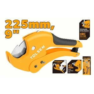 Dispozitiv de taiat tevi pvc 3-42 mm, 225 mm pentru uz industrial, Tolsen 33001 - Img 2
