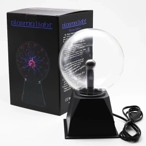 Glob Sfera Plasma decorativ 4 inch la 220V cu diametru de 10 cm - Img 3