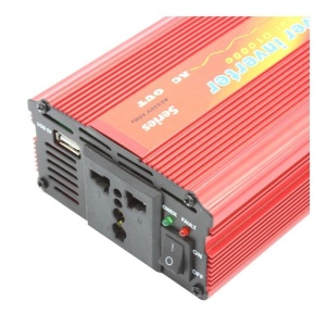 Invertor tensiune 12V-220V Lairun, 1000 W, putere continua 665 W - Img 2