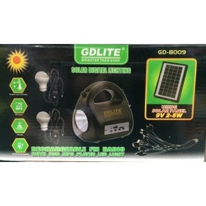 Kit sistem solar cu stick USB GDLITE GD-8009 si card de memorie - Img 4
