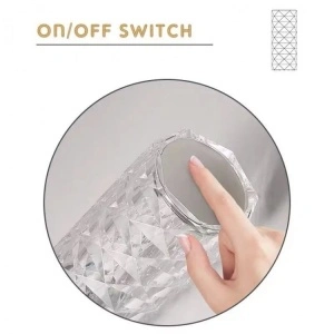Lampa de masa decorativa cu LED "Crystal" Touch Design culoare RGB - Img 3