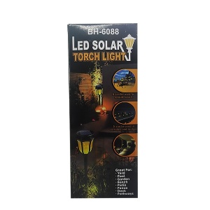 Lampa solara tip felinar bulb pe LED cu efect de flacara - Img 2