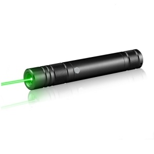 Laser pointer verde 100 mW cu incarcare prin USB si 5 capete 3D - Img 1
