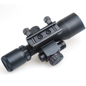 Luneta profesionala cu laser rosu ACM si reticul iluminat 2.5-10*40E - Img 3