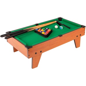 Masa de biliard din lemn pentru copii 75 x 41 x 16,5 cm - Img 1