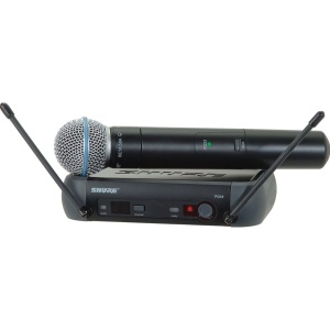 Microfon profesional wireless cu cu receptor, Shure PGX24E/BETA58-J6 - Img 1