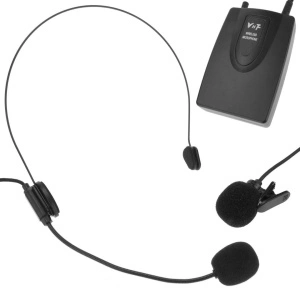 Microfon Wireless Lavaliera casca Profesional VHF Shure SH-200 - Img 3