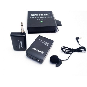 Microfon wireless tip lavaliera WG-101A, 30 m, modulare FM - Img 1