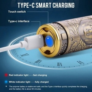 Mini trimmer facial reincarcabil prin cablu USB, HW-T8 kezu razor - Img 4