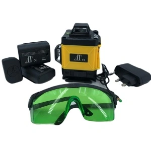 Nivela laser 4D cu 16 linii, rotatie 360 grade si platforma de ridicare
