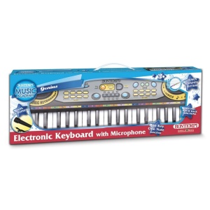 Orga electronica Bontempi, cu 37 de clapete si microfon inclus - Img 3