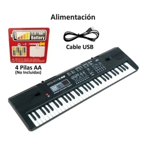 Orga electronica incepatori cu 61 clape, intrare USB si citire MP3 player MQ-814USB - Img 3
