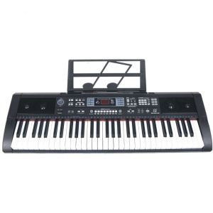Orga electronica incepatori MQ-607 Bluetooth + Microfon, Pian 61 clape, USB, 200 Timbre/Ritmuri - Img 3