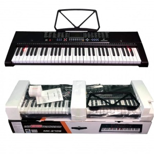 Orga electronica MK-2108 cu 61 de clape luminoase si citire Mp3 Player port USB - Img 7