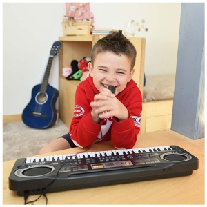 Orga electronica pentru copii cu 61 de clape MQ-6106 si microfon inclus - Img 6