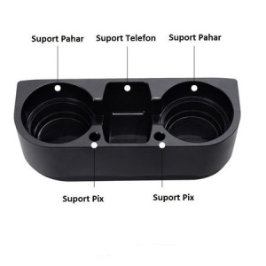 Organizator auto multifunctional pentru pahare si accesorii Car Valet - Img 3